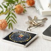 FBI Emblem Sleutelhanger (Zijkant)
