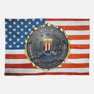 FBI Emblem Theedoek