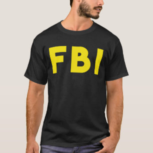 FBI Federal Agent Funny Halloween Costume T-Shirt