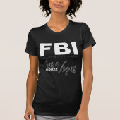 FBI Federal Bureau of Intoxication CC2022 crimecon T-shirt (Voorkant)