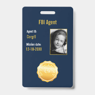 FBI Geheime Agent Badge