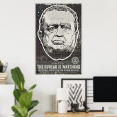 FBI J Edgar Hoover Propagande Impression (Bureau à domicile)