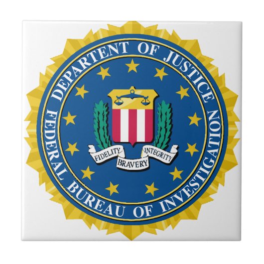 FBI Seal Tegeltje (Voorkant)