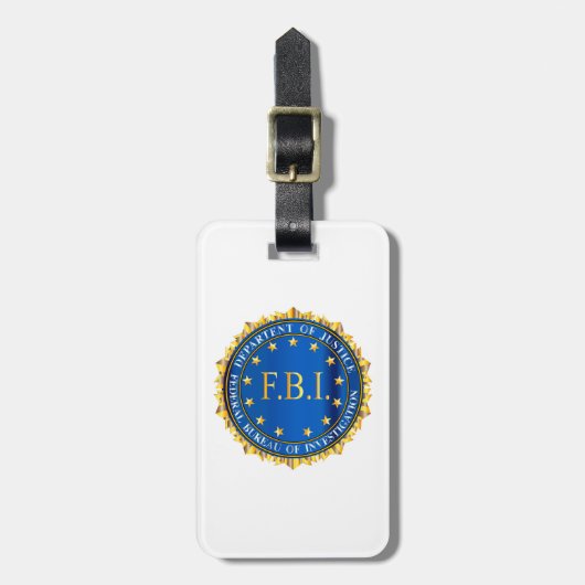 FBI Spoof Seal Bagagelabel (Voorkant verticaal)