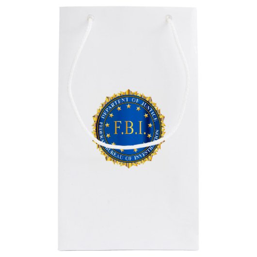 FBI Spoof Seal Klein Cadeauzakje (Achterkant)