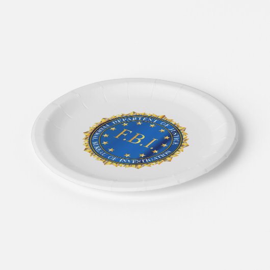 FBI Spoof Seal Papieren Bordje (Gekanteld)