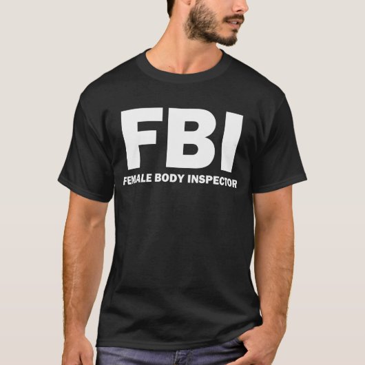FBI : T-shirt d'inspecteur de corps féminin (Devant)
