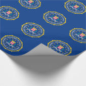 FBI-vlag Cadeaupapier (Hoek)