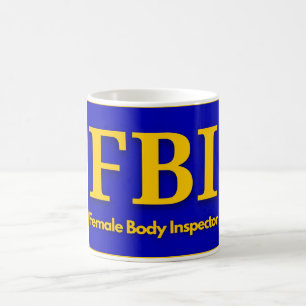 FBI - Vrouw Body Inspector T-Shirt Trucker Hat Koffiemok