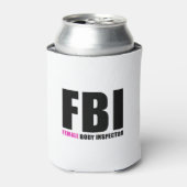 FBI-Vrouw inspecteur Blikjeskoeler (Blikje Voorkant)