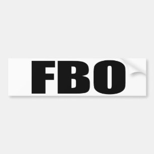FBO BUMPERSTICKER