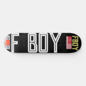 FBOY OFFICIEEL 8 1/4" Skateboard Deck (Horizontaal)