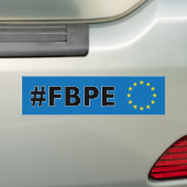 #FBPE Volg Pro anti-Brexit van de EU Bumpersticker (Op auto)