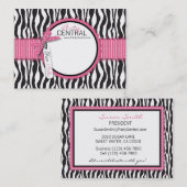 FC chic de carte de visite de boutique (Devant / Derrière)