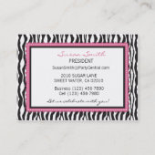 FC chic de carte de visite de boutique (Dos)