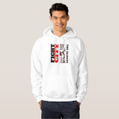 FC hoogovenwit Hoodie (Voorkant volledig)