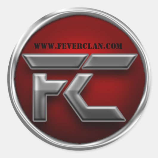 FC-Sticker Ronde Sticker (Voorkant)