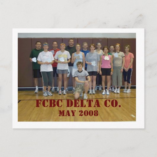 FCBC DELTA CO., mei 2008 Briefkaart (Voorkant)
