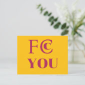 FCC YOU Postkaart (Staand voorkant)