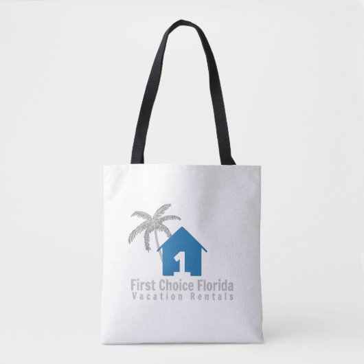 FCF Blauwe en Grijze Canvas tas (Voorkant)