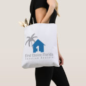 FCF Blauwe en Grijze Canvas tas (Dichtbij)