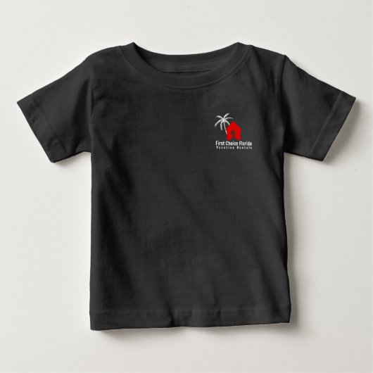 FCF Home Logo Baby Black T-shirt (Devant)