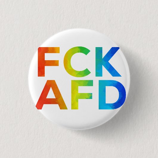 Fck AFD ohne Rahmen Ronde Button 3,2 Cm (Voorkant)