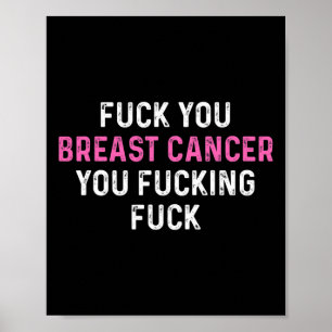 FCK Borstkanker Leuk borstkankerbewustzijn Poster