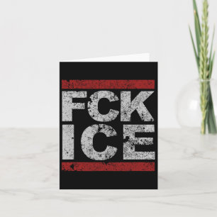 Fck Ice Distressed Kaart