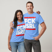 FCK ISRL Bold Protest Resistance Typografie T-shirt (Unisex)