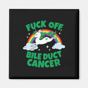 Fck Off Galweg Kanker Fun Quote met Eenhoorn Ra Magneet