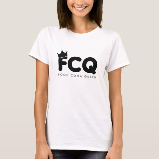 FCQ - Food Coma Queen Logo T-shirt (Voorkant)