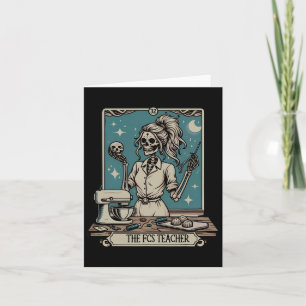 FCS leraar skelet Halloween familie en consument Kaart