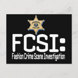 FCSI: Onderzoek naar de scène van de mode Crime Briefkaart