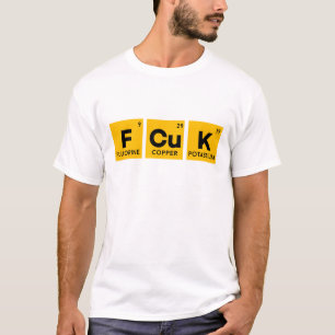 FCUK Periodic Table & I DONT GEEF EEN FOX SHIRT