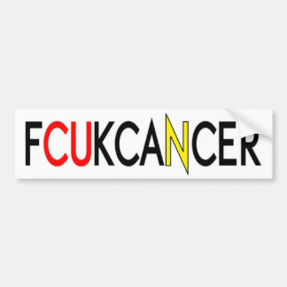FCUKCANCER BUMPERSTICKER