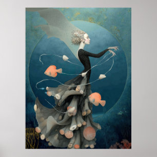*~* FD2 15 Watergodin Fantasy Zee Meermin Poster