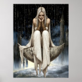FD2 32 Enchanted Crescent Moon Goddess  Poster (Voorkant)