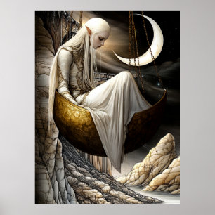 FD2 Betoverde Halve Maan Godin 35 Poster