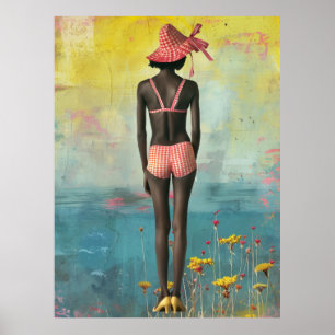 *~* FD2 Bold Tropische Zwarte Godinnen 35 Poster
