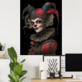 FD2 Circus Clown Art 17  Retro Carnaval Poster (Thuiskantoor)