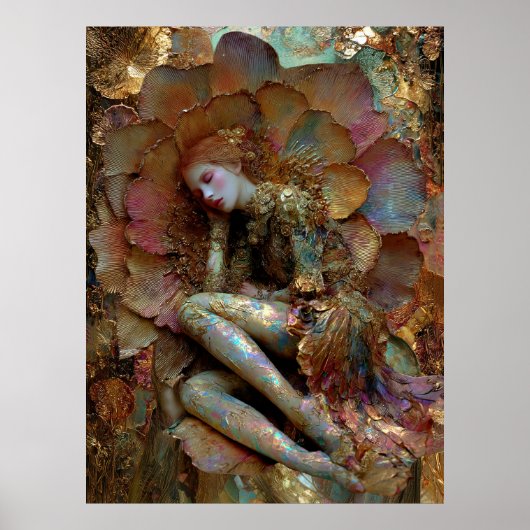 - FD2 Dreamy Enchanting Fantasy Muse Iridescent 9 Poster (Voorkant)