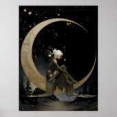 FD2 Enchanted 4 Crescent Moon Goddess Poster (Voorkant)