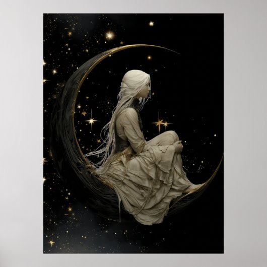 FD2 Enchanted 7 Crescent Moon Goddess Poster (Devant)