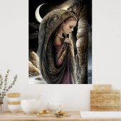FD2 Enchanted Crescent Moon Goddess 10 Poster (Cuisine)