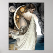 FD2 Enchanted Crescent Moon Goddess 14 Poster (Voorkant)