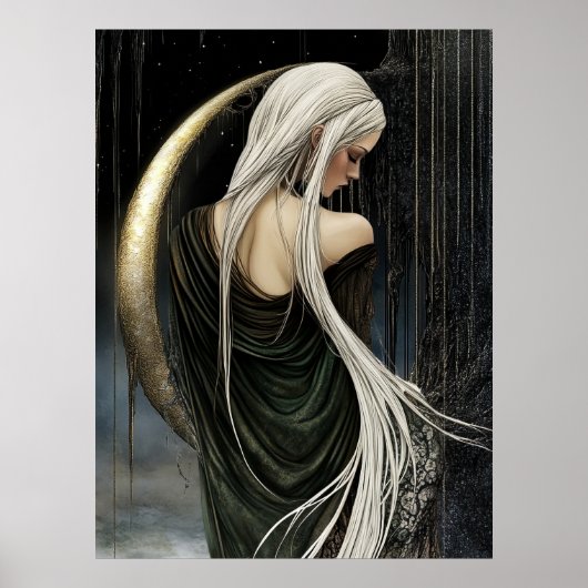 FD2 Enchanted Crescent Moon Goddess 15 Affiche (Devant)