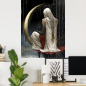 FD2 Enchanted Crescent Moon Goddess 16 Affiche (Bureau à domicile)