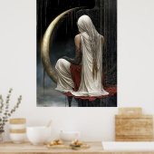 FD2 Enchanted Crescent Moon Goddess 16 Affiche (Cuisine)