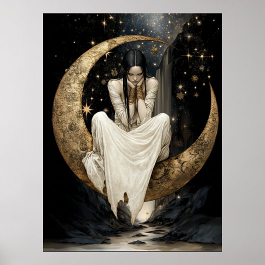 FD2 Enchanted Crescent Moon Goddess 25 Affiche (Devant)